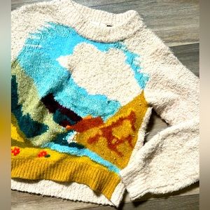 Anthropologie Sleeping On Snow‎ Wool Blend Gorgeous Sweater- XS